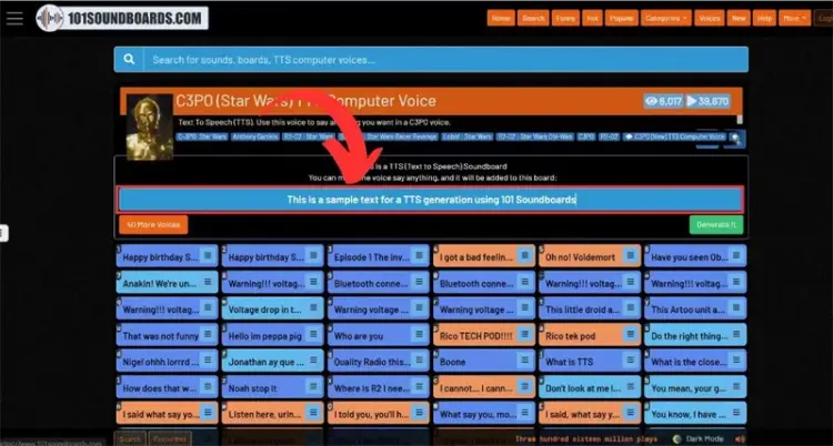 101 soundboards quandale dingle text to speech