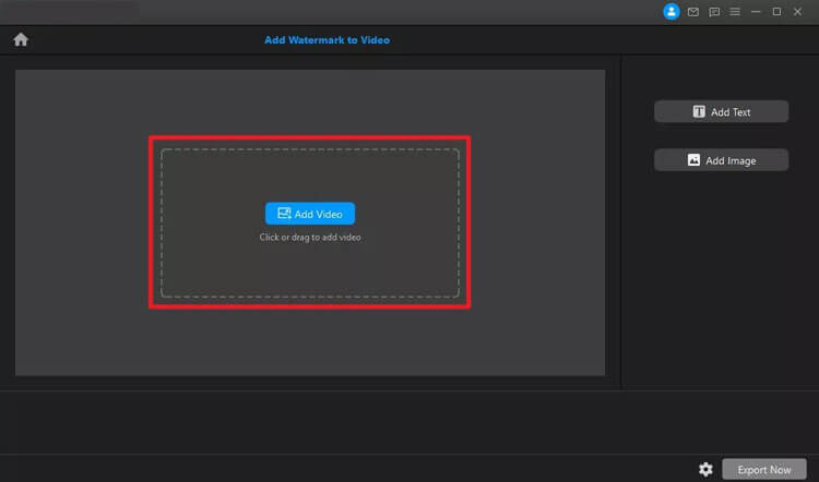 add video to add watermark
