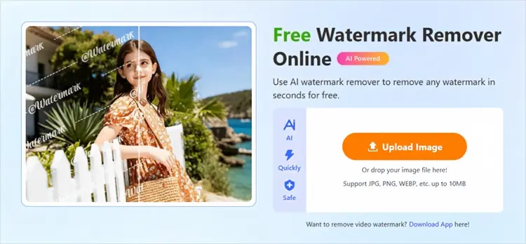 通过 aiseesoft 在线移除 Shutterstock 水印