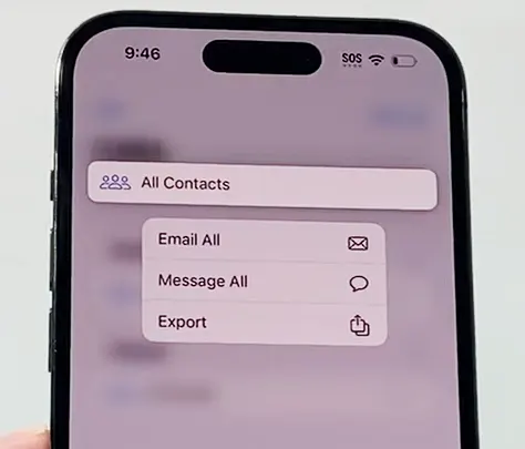 share phone number to your new iphone with the mail app