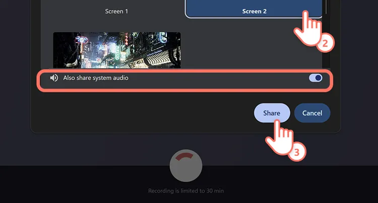 錄製Windows電腦螢幕及音訊