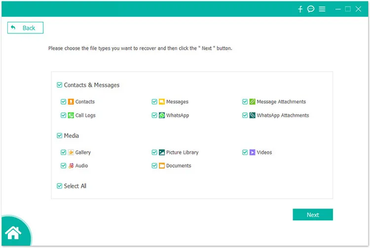 select the gallery and picture library options