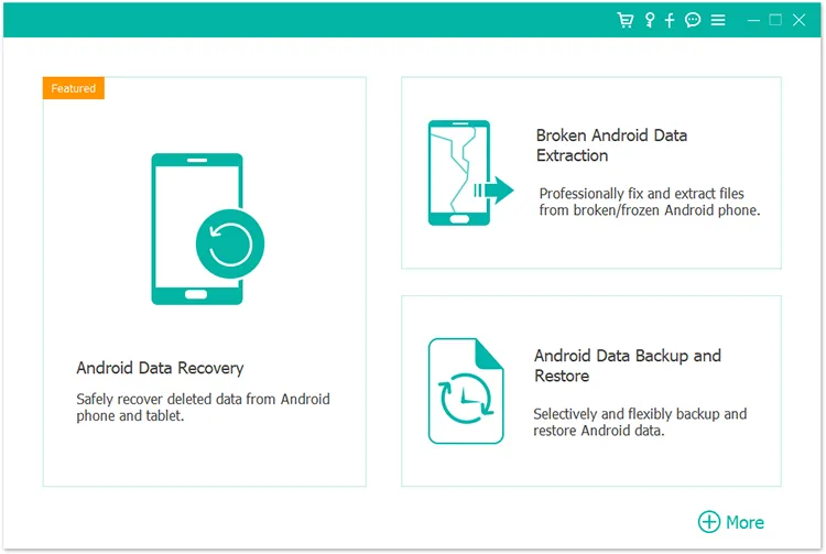 launch android data recovery