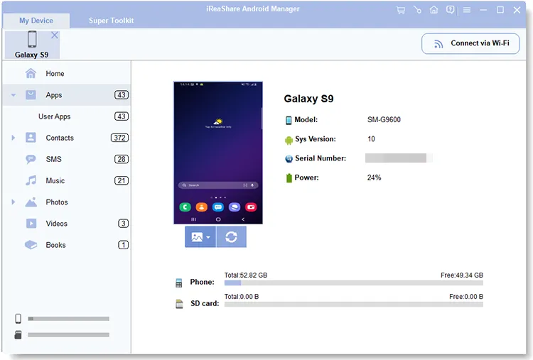 connect android phone to pc