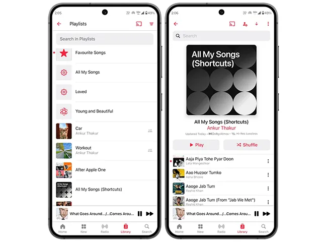 使用 Apple Music 将音乐从 iPhone 同步到 Android