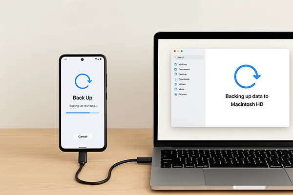Android auf Mac sichern