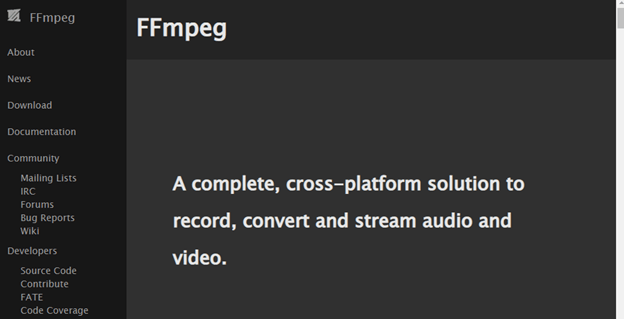 最好的視訊壓縮器-ffmpeg