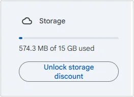 Comprueba el espacio de almacenamiento en la nube de tu cuenta de Google