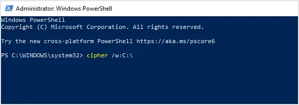 completely delete files with windows powershell