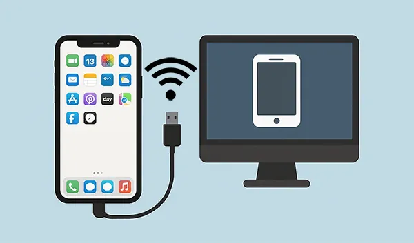 connect iphone to pc