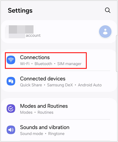 check the wi-fi connection