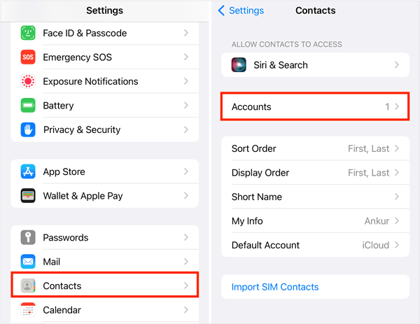 back up iphone contacts to gmail