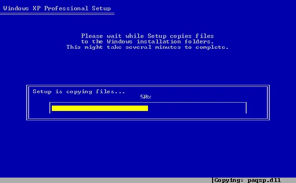 copy files from the cd to a local hard drive