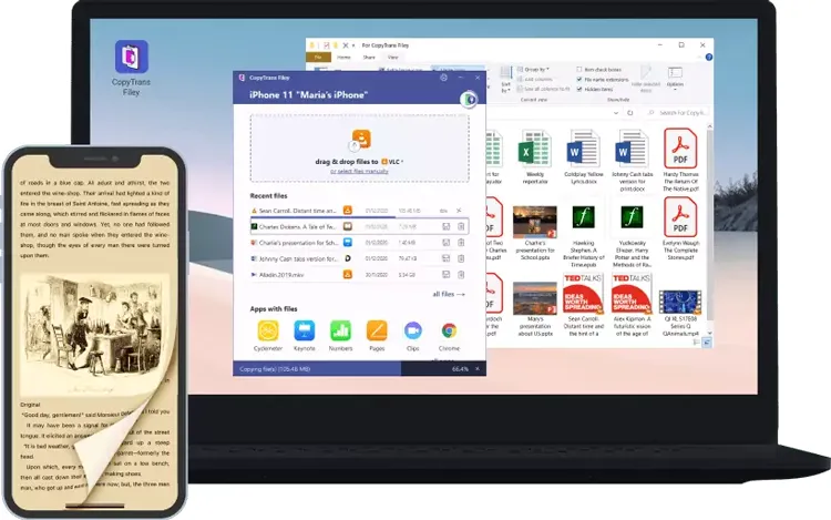 Utilice el archivo copytrans para reemplazar iTunes.