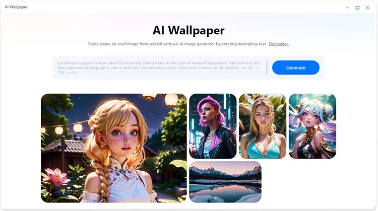 generate wallpaper with ai