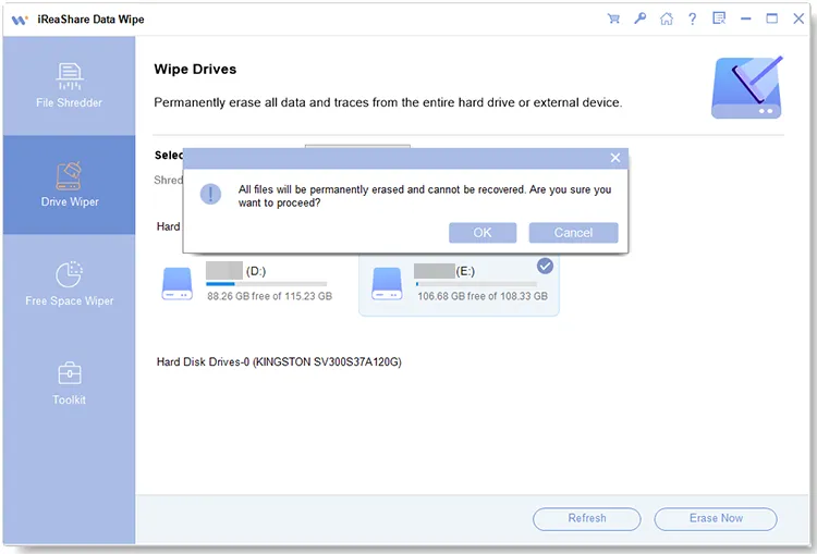erase ssd data to make it unrecoverable