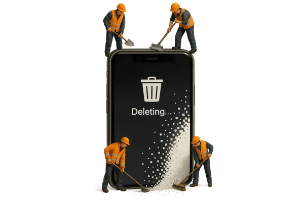 how to delete everything on iphone