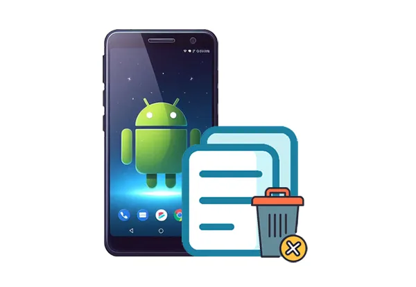 how to delete files on android