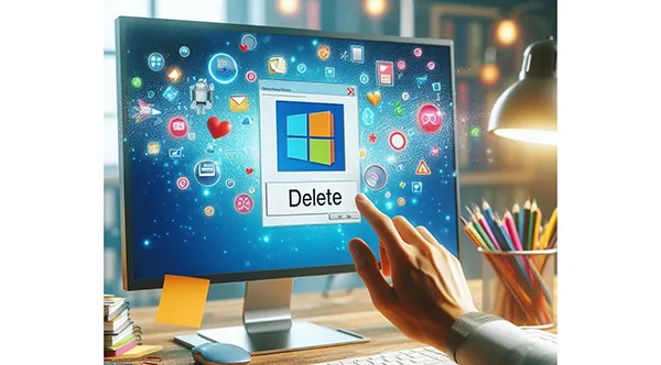 how to delete files on pc