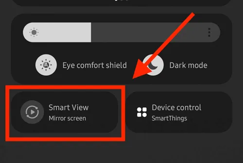 Включите функцию зеркального отображения экрана на своем мобильном телефоне.