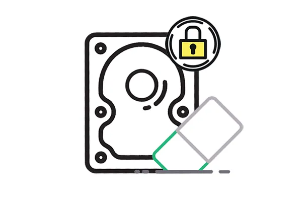 erase locked hard drive