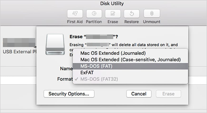 erase sd card on mac