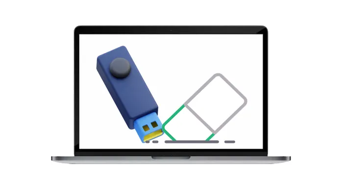 erase usb drive