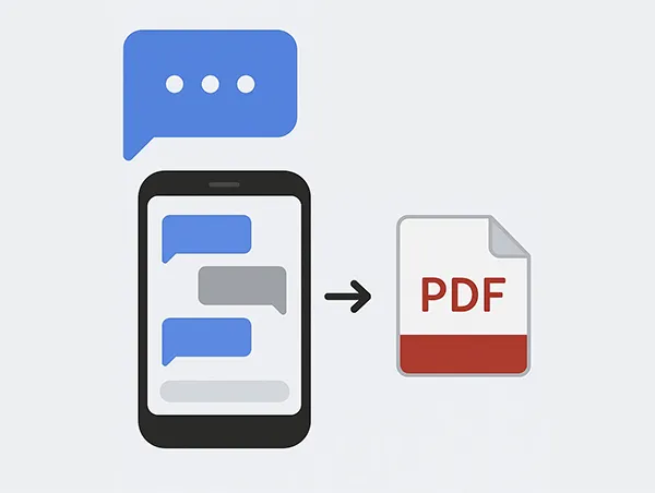 將 Android 簡訊匯出為 PDF
