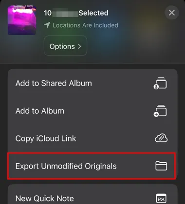 Transfira fotos do iPad para um pen drive com o aplicativo Fotos.