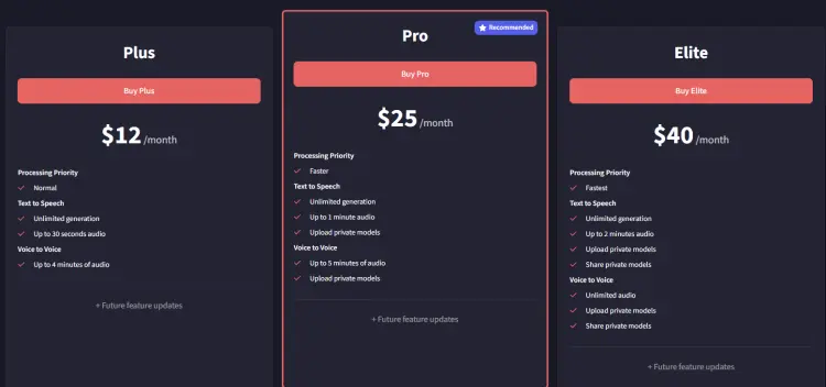 prix de la synthèse vocale fakeyou