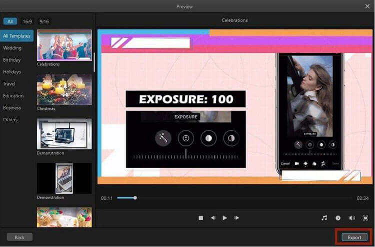 export your fast video