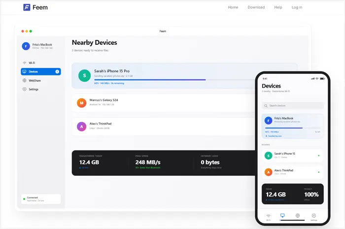 application de partage de fichiers gratuite