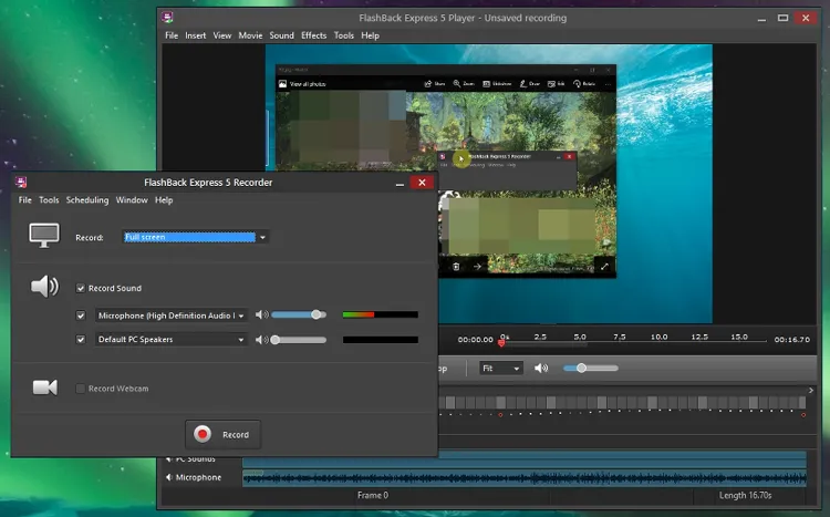 Remplacez AZ Screen Recorder par Flashback.