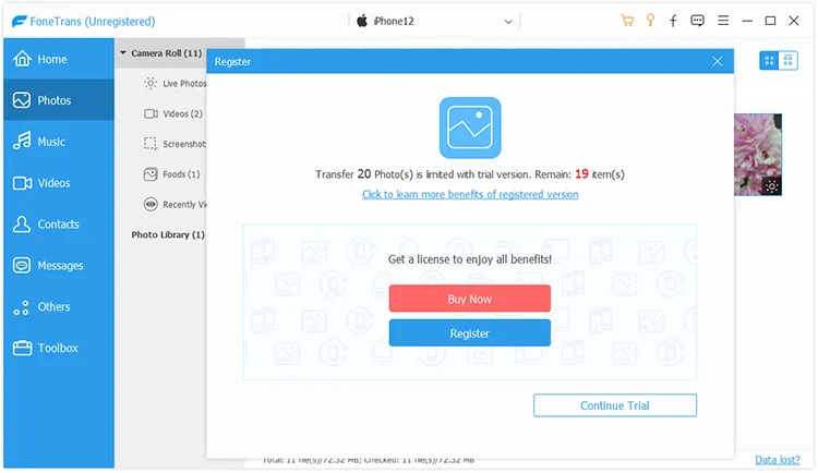 transfer 20 items for free