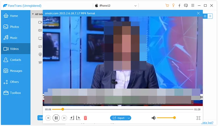 play a video
