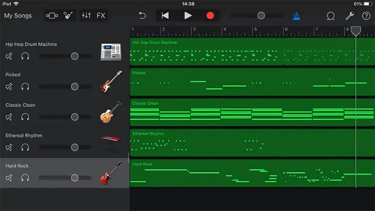 GarageBand – le meilleur enregistreur de podcasts pour les utilisateurs de Mac