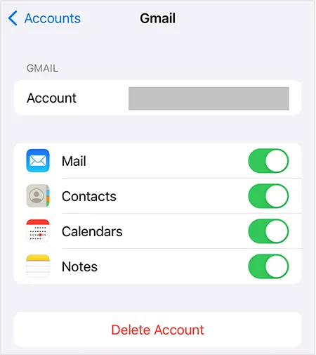 import google contacts to iphone
