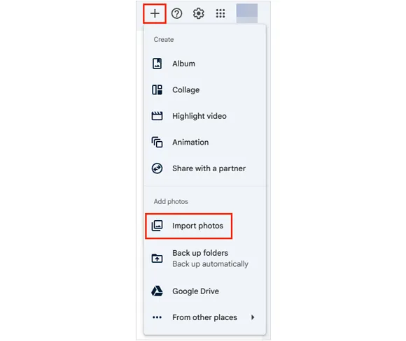 Carregar fotos do Mac para o Google Fotos
