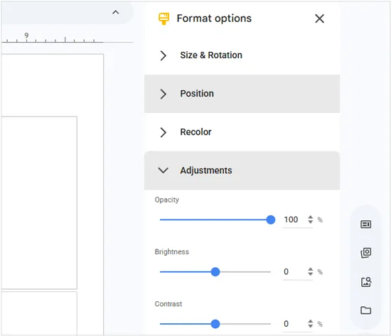 Use o Google Slides para remover o fundo.