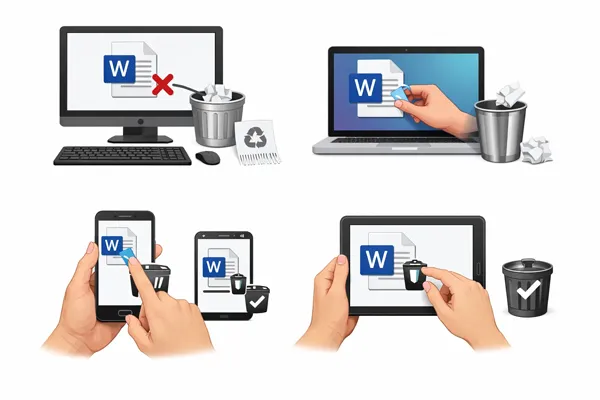 Come faccio a eliminare definitivamente un documento Word?