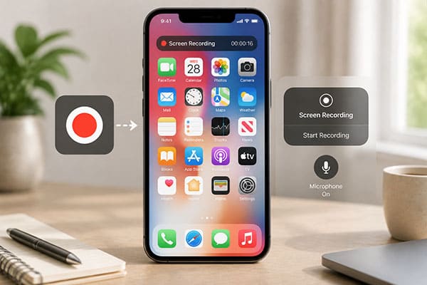 Cómo grabar la pantalla del iPhone