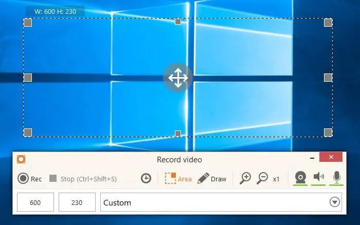 grabador de pantalla de helado