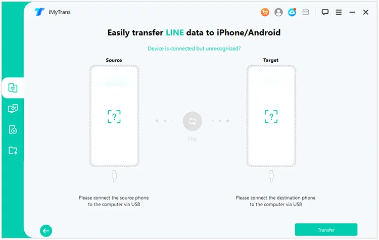 transfer, back up, and restore line chats
