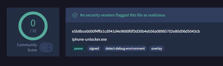 check installation file