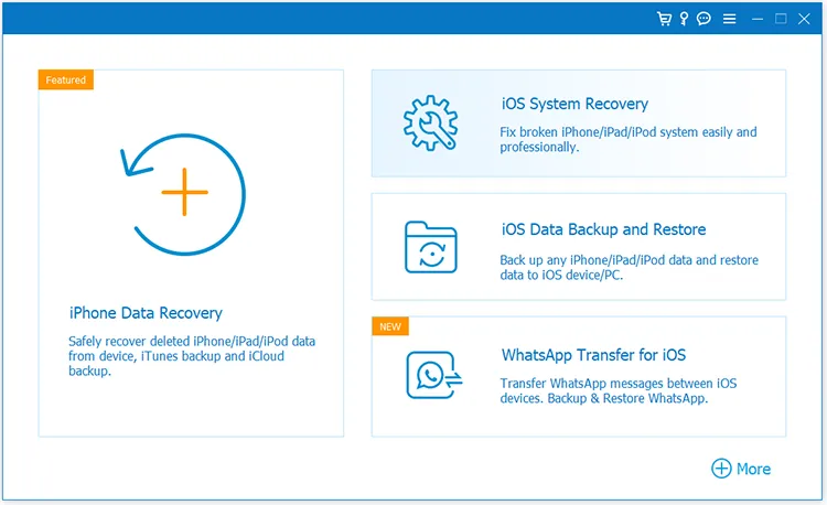 launch ios system recovery