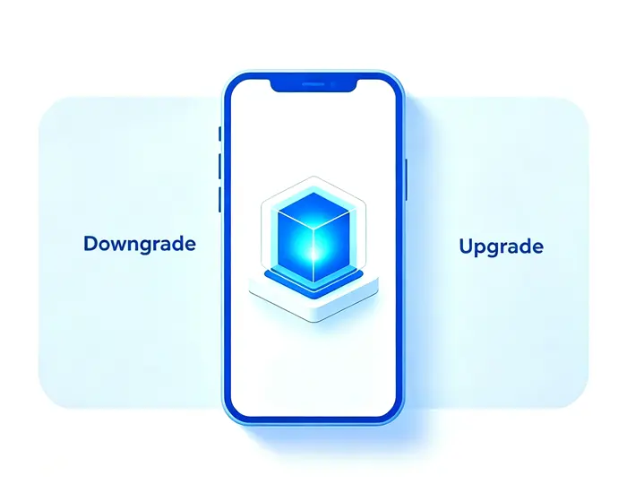 simplify ios upgrade and downgrade management