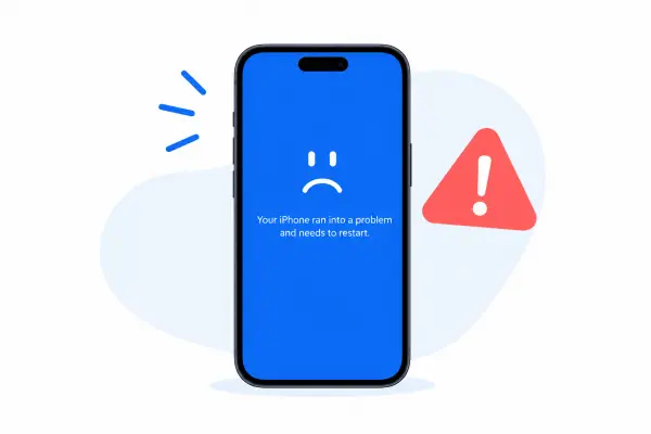 iPhone Bluescreen