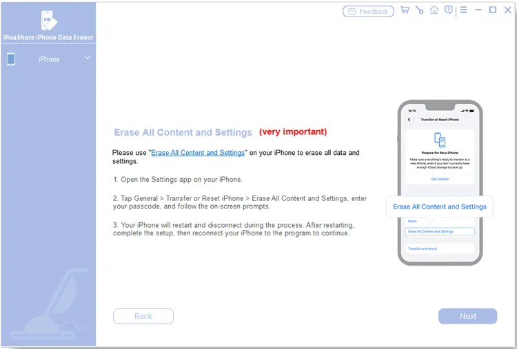 ripristinare il tuo dispositivo iOS
