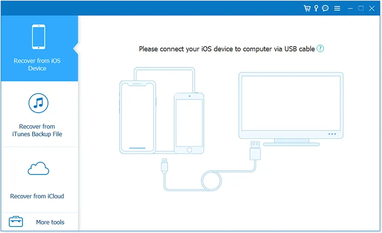 iOSデバイスをPCに接続する