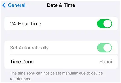 Cómo solucionar el problema del iPhone atascado en la verificación de la actualización con comprobación de fecha y hora